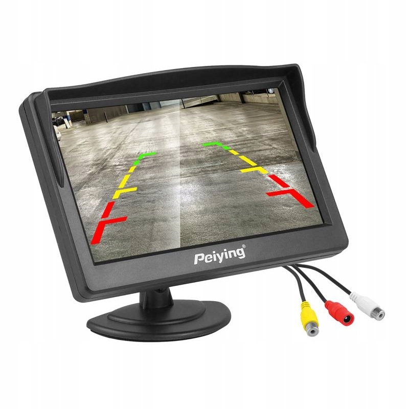 Monitor samochodowy 5'' 12V do kamer Peiying