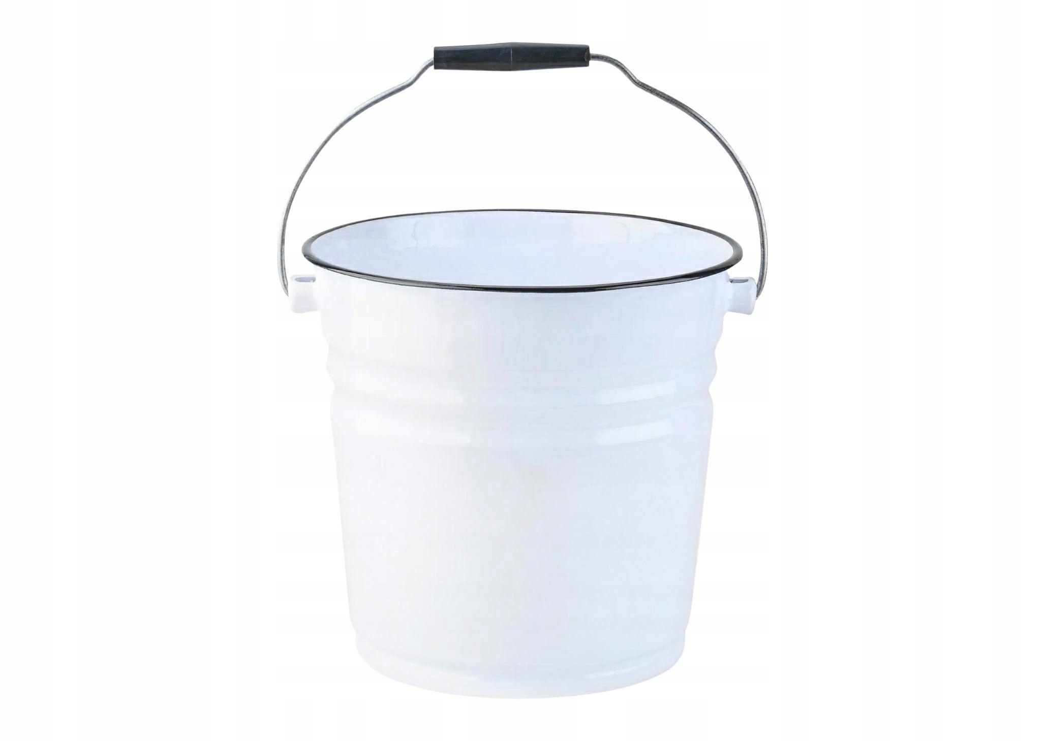 Igmar Emalia smaltovaný kbelík 12 l 26 cm Bílý