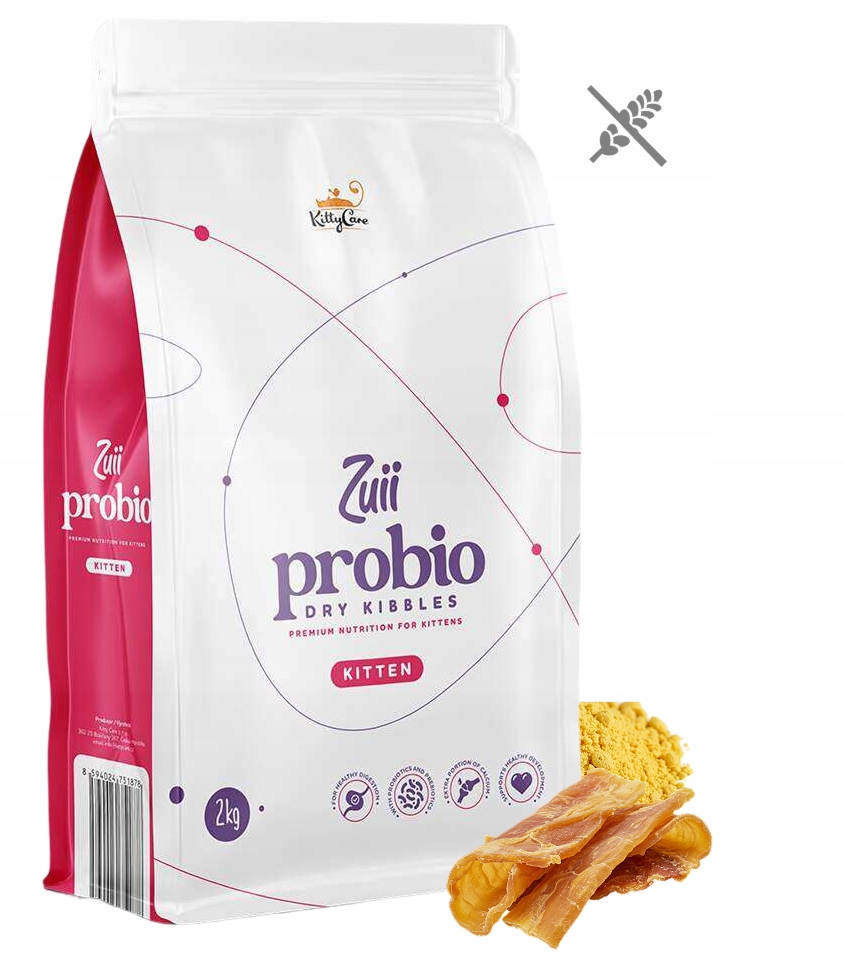 Levně KittyCare Probio Zuii Kitten 2kg