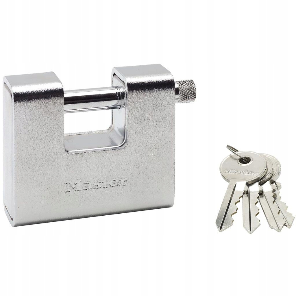 Obdélníkový visací zámek Master Lock 680EURD pro zvýšenou ochranu 80mm