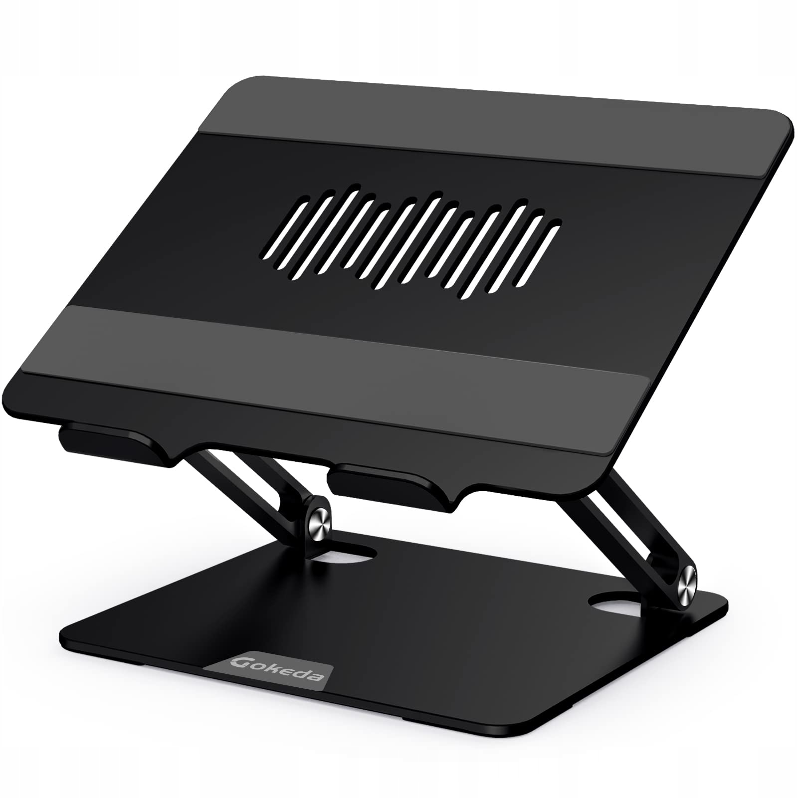 GOKEDA Podstawka Pod Monitor Regulowana Metalowa Do Laptopa Komputera TV