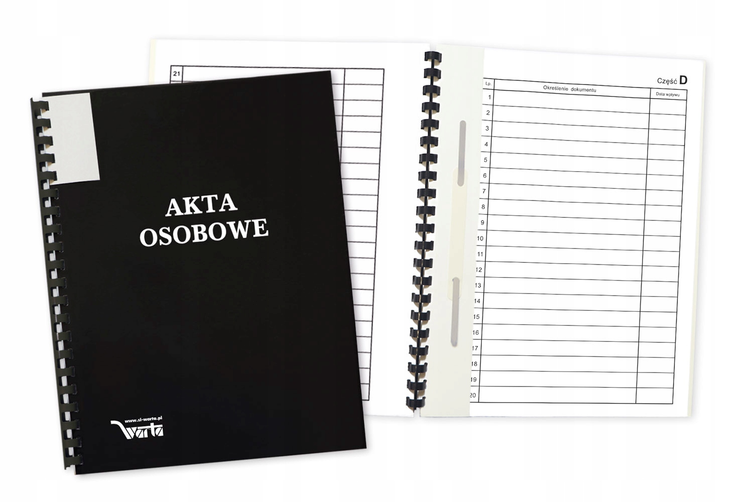 

Teczka Akta Osobowe, binda zew. Abcde, bez treści