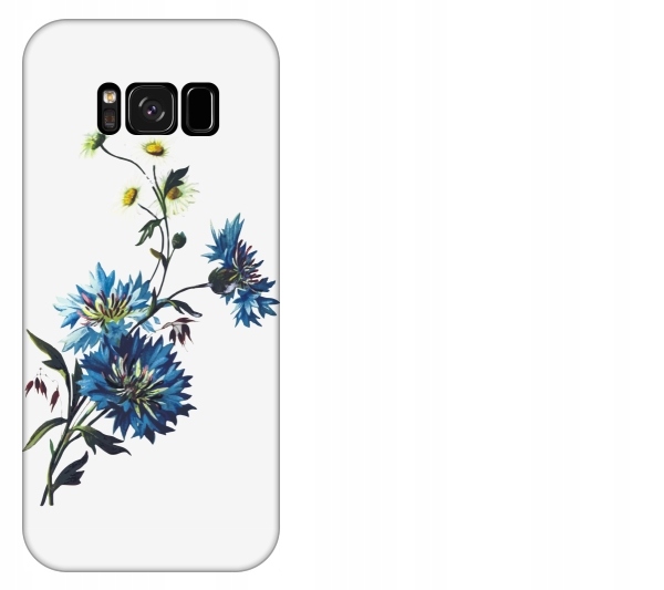 

Etui pokrowiec Samsung Galaxy S8 Kwiat niebieski a