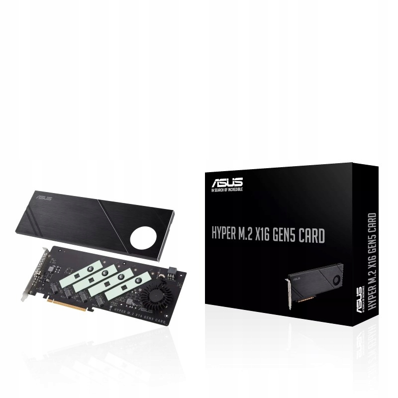 Kontroler ASUS Hyper M.2 x16 Gen5 Card Rodzaj karty inny