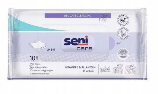 

Seni Care, Chusteczki pielęgnacyjne, 10 sztuk