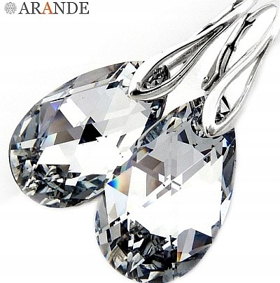 Komplet Náušnice Přívěsek Krystaly Comet Stříbro