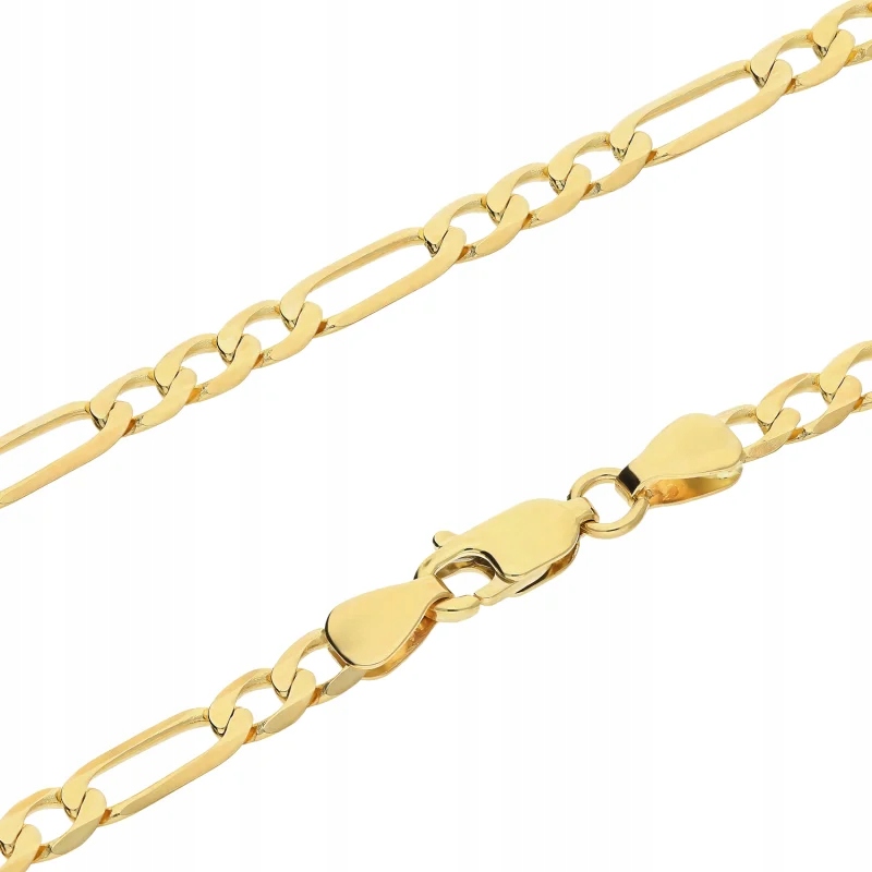 Zlatý Řetízek Figaro 585 Vysoká kvalita R55 na každodenní nošení pro přívěsek 4.93 g