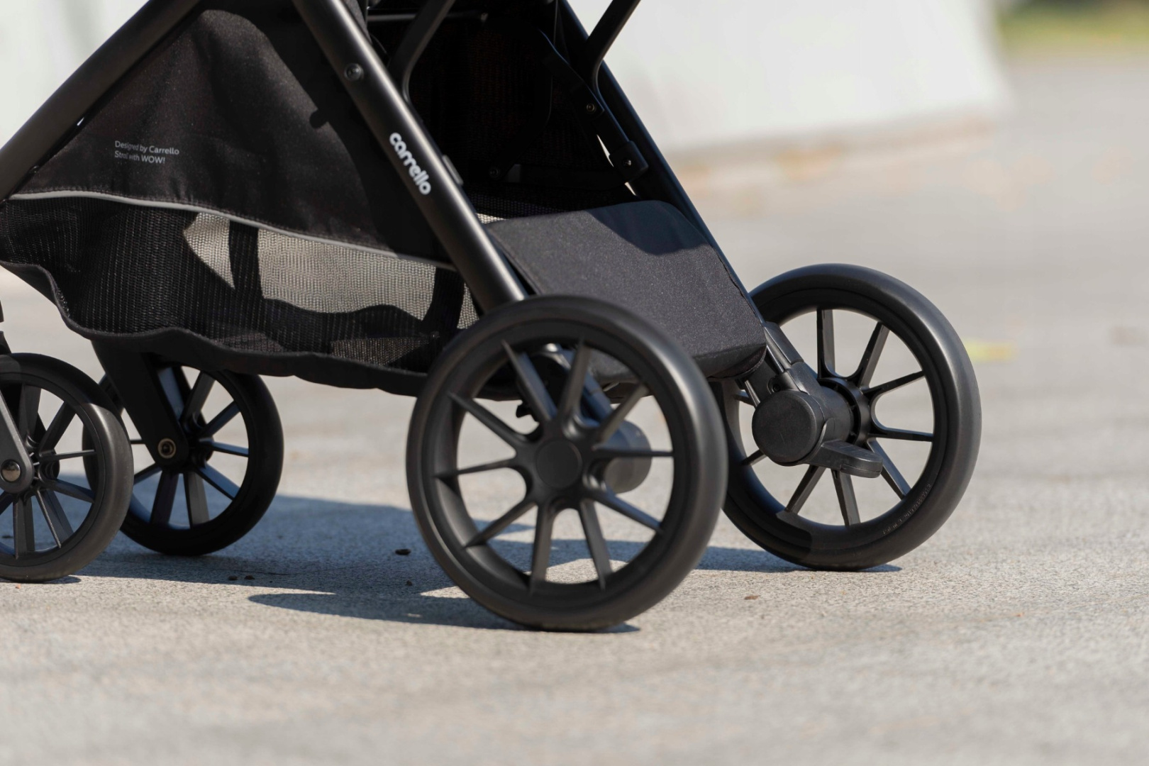 NERO CRL-5514 Carrello Wózek spacerowy do 22 kg - Kolor Odcienie szarości i srebra