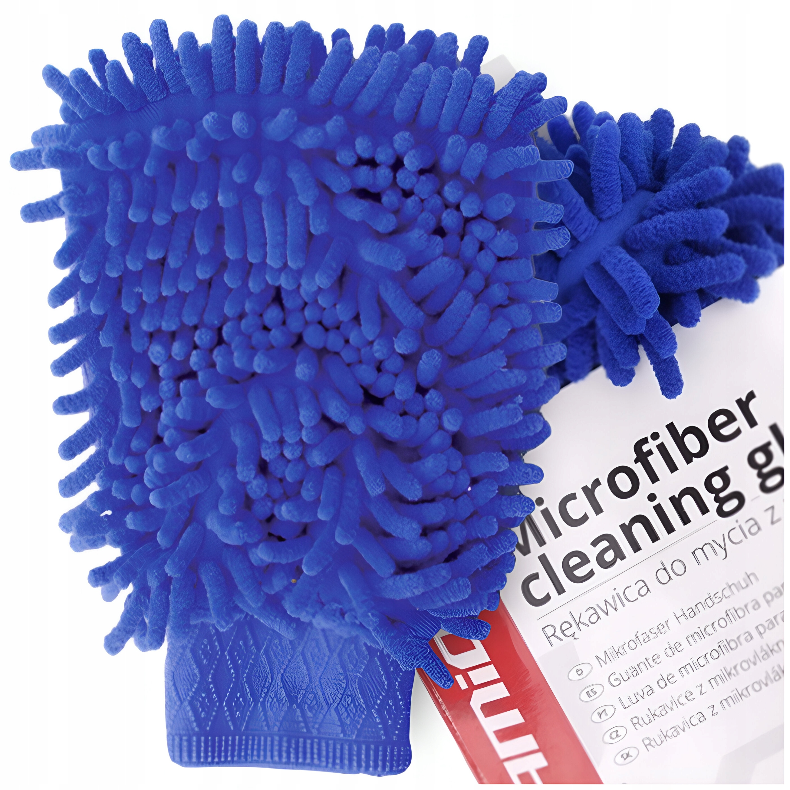 RĘKAWICA Z MIKROFIBRY GĄBKA DELIKATNA DO MYCIA AUTA SAMOCHODU LAKIERU AMIO