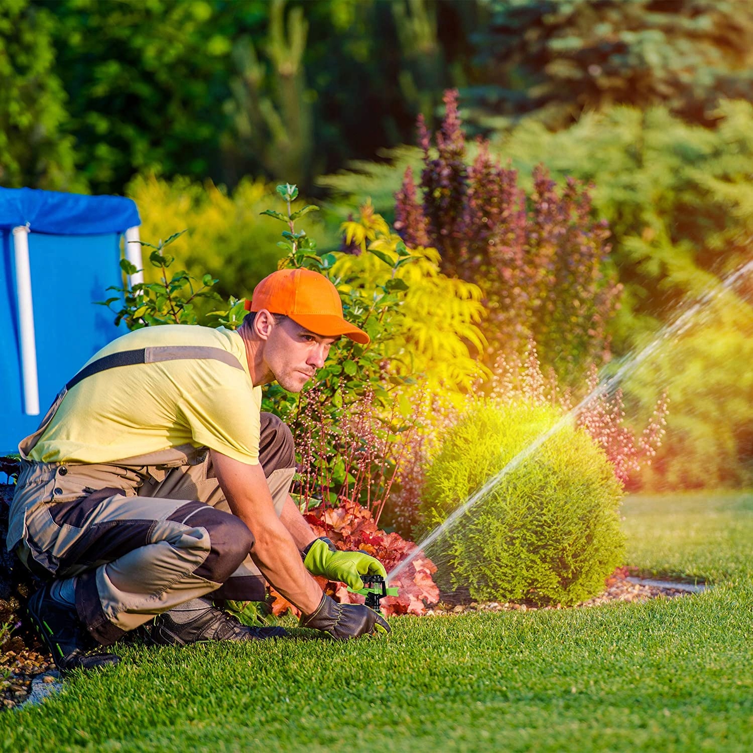 ZRASZACZ OGRODOWY DO PODLEWANIA TRAWY PULSACYJNY Waga produktu z opakowaniem jednostkowym 1 kg
