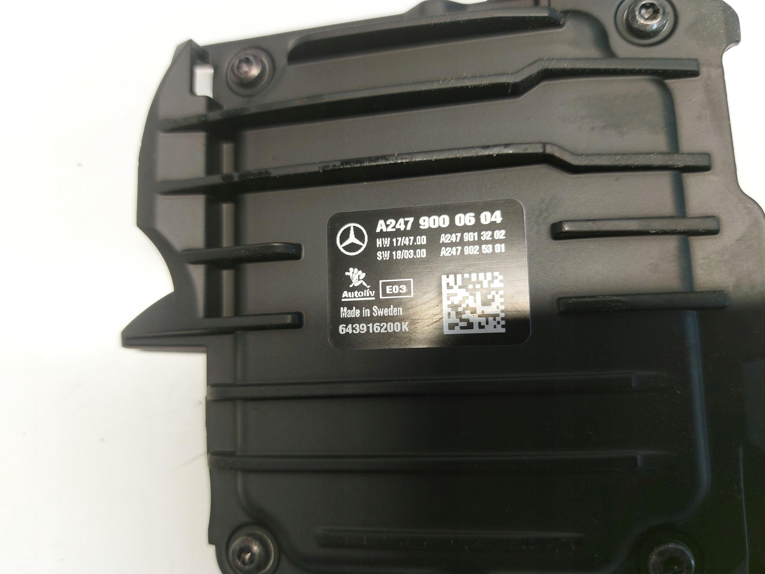 MERCEDES W177 module control unit kamery a2479000604