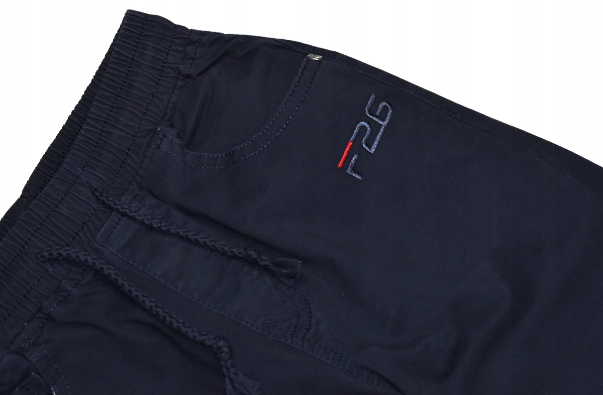 F26 Granatowe SPODNIE Wizytowe (146 152 158 164 170 176 182 188) - 134/140 Kolor niebieski