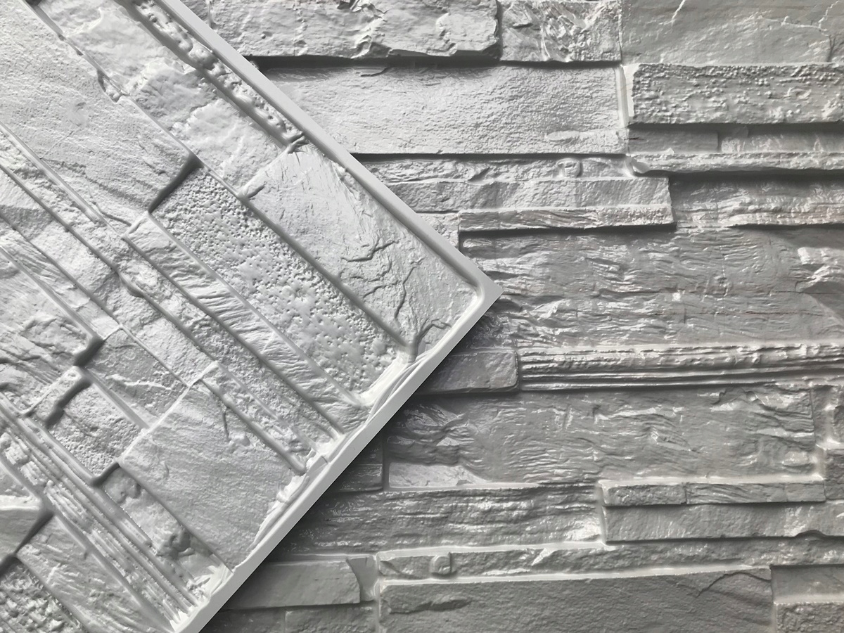 Okładzina ścienna PCV JAK KAMIEŃ szary marmur DW12 Szerokość produktu 44 cm