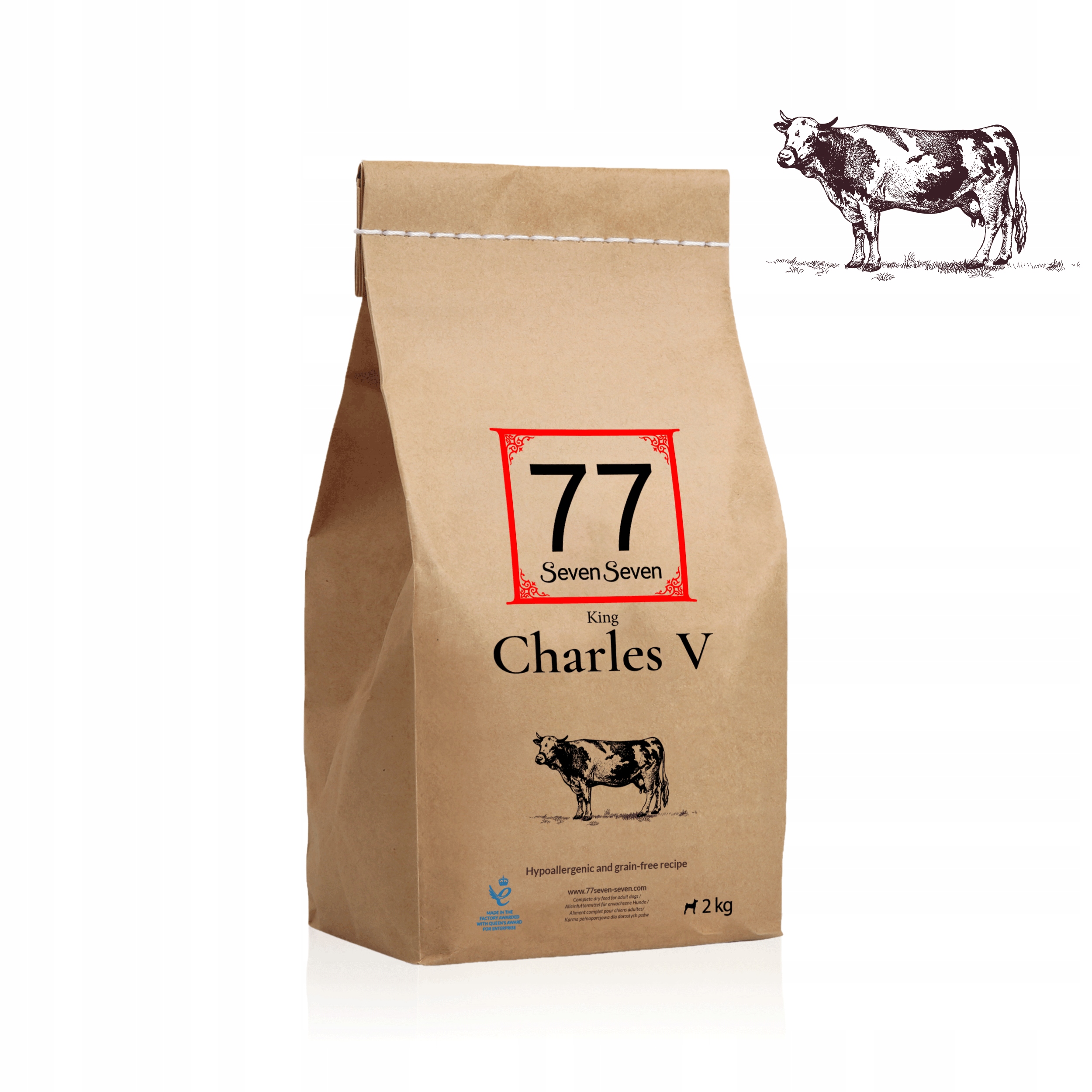 Charles V 2kg z wołowiną Angus 77 Petfood