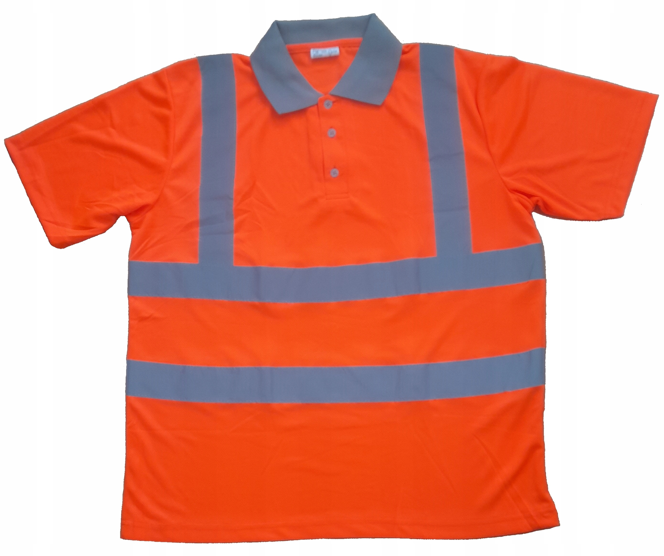 L Koszulka pomarańczowa POLO drogowa odblaskowa