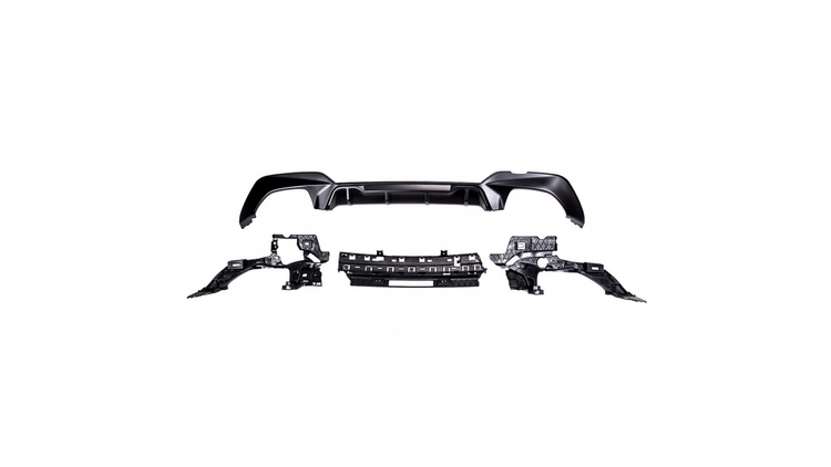 Tylny dyfuzor Matt Black BMW 3 G20 G21 przed liftem 2018-obecnie Producent części Inny