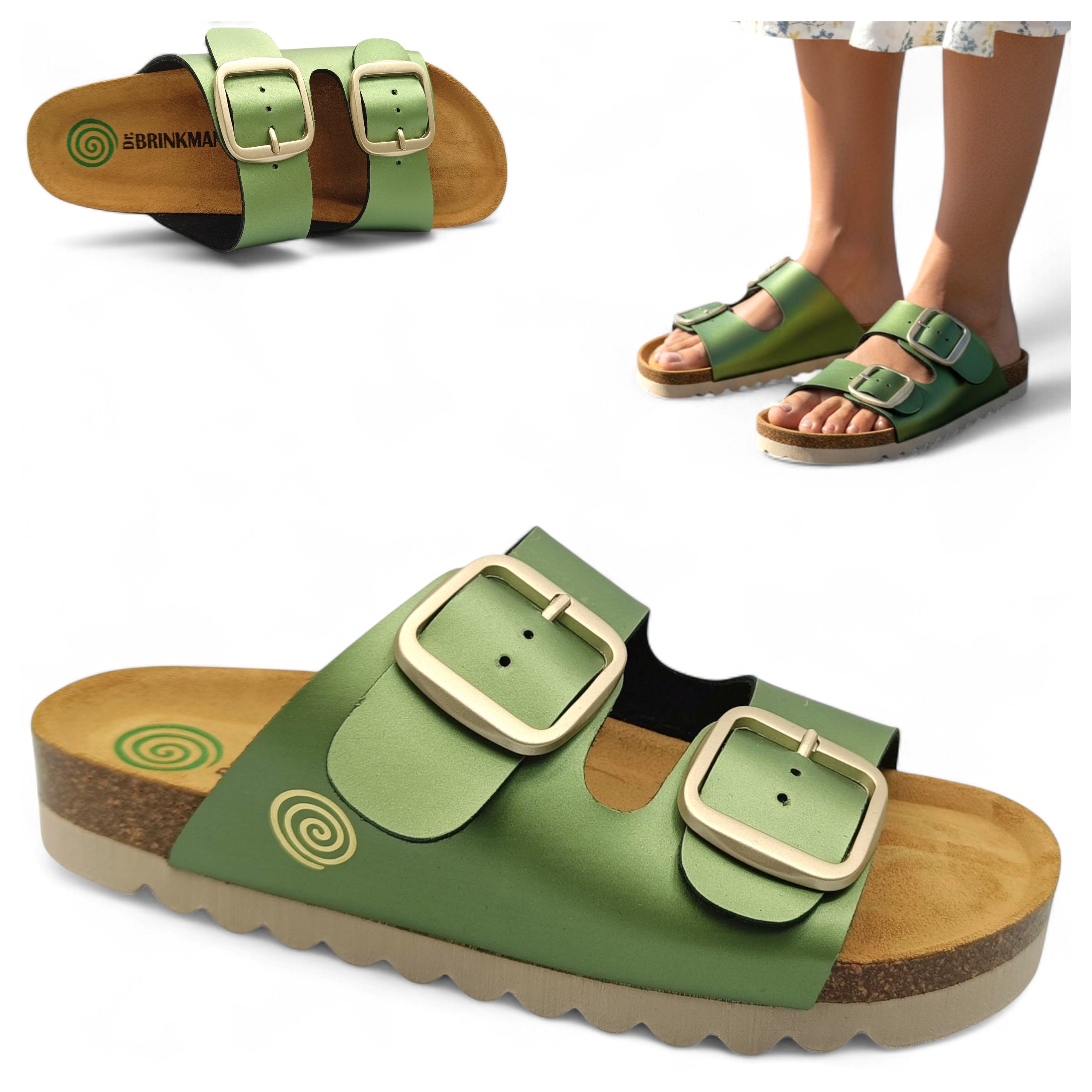 Nazouváky Dr.brinkmann 38 s přezkami, elegantní, pohodlné