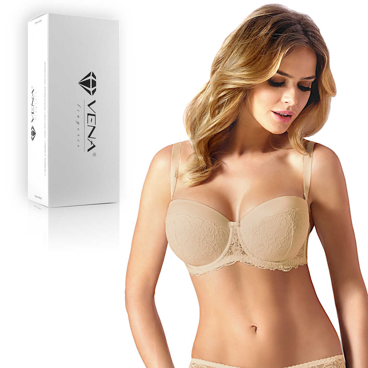 Biustonosz Vb 235 beżowy 70G