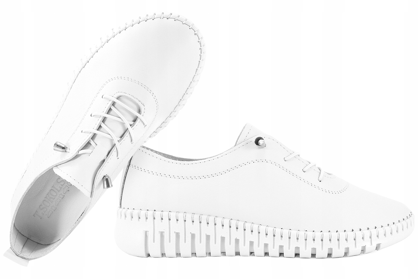 T.sokolski Og 4000 Dámské Kožené Polobotky Pu bílé, bílá, 40