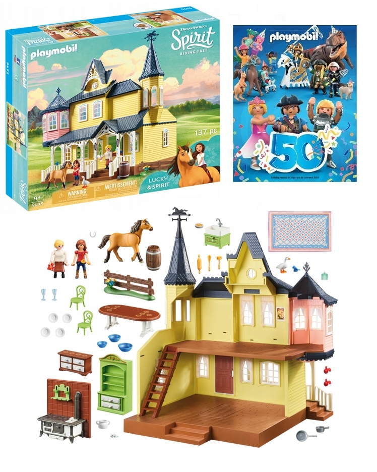 Playmobil Spirit 9475 Szczęśliwy Dom Lucky