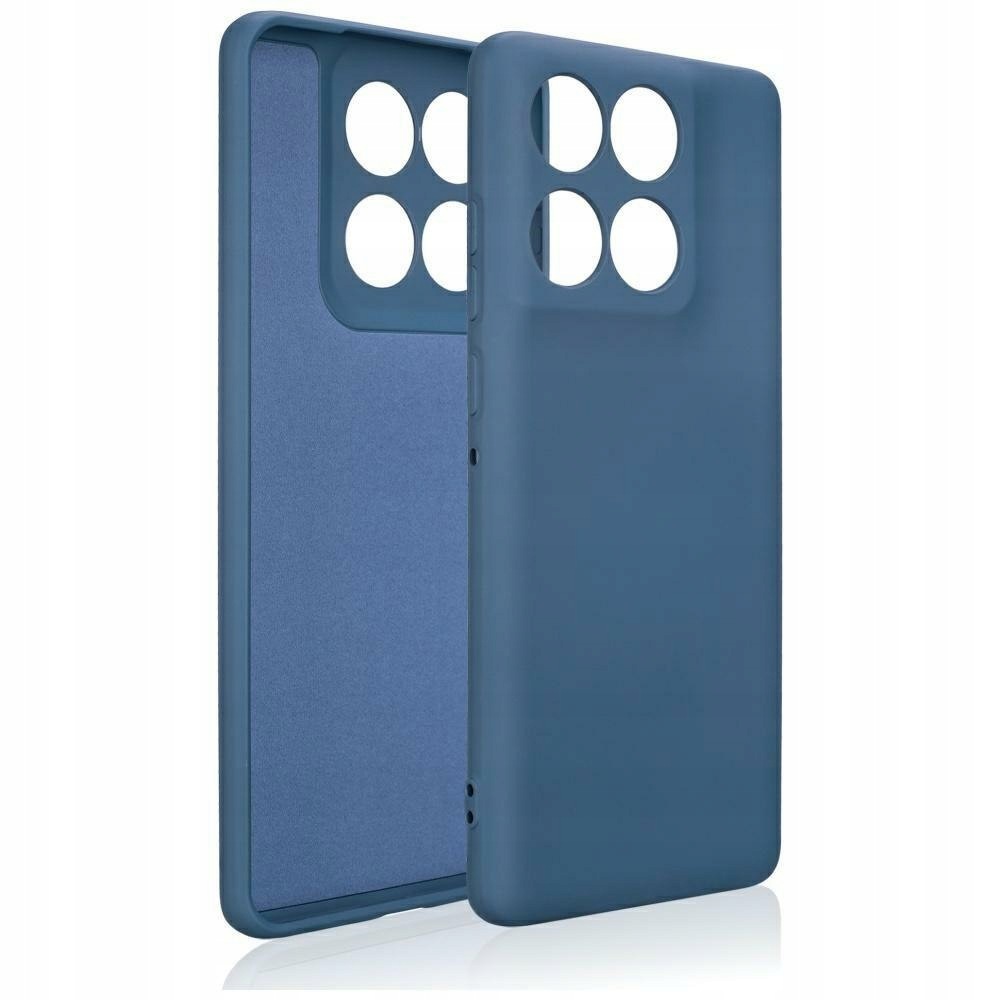 Etui Beline Silicone do Motorola Edge 60 niebieski