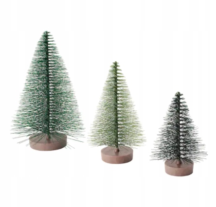 IKEA VINTERFINT zestaw mini choinek 3 szt choinka