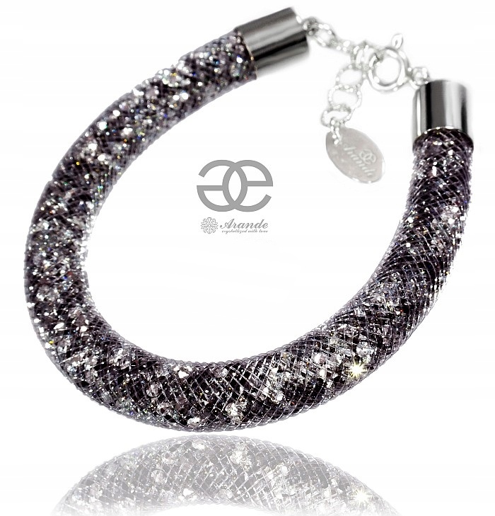 Náramek s krystaly Starlight Stříbro Arande