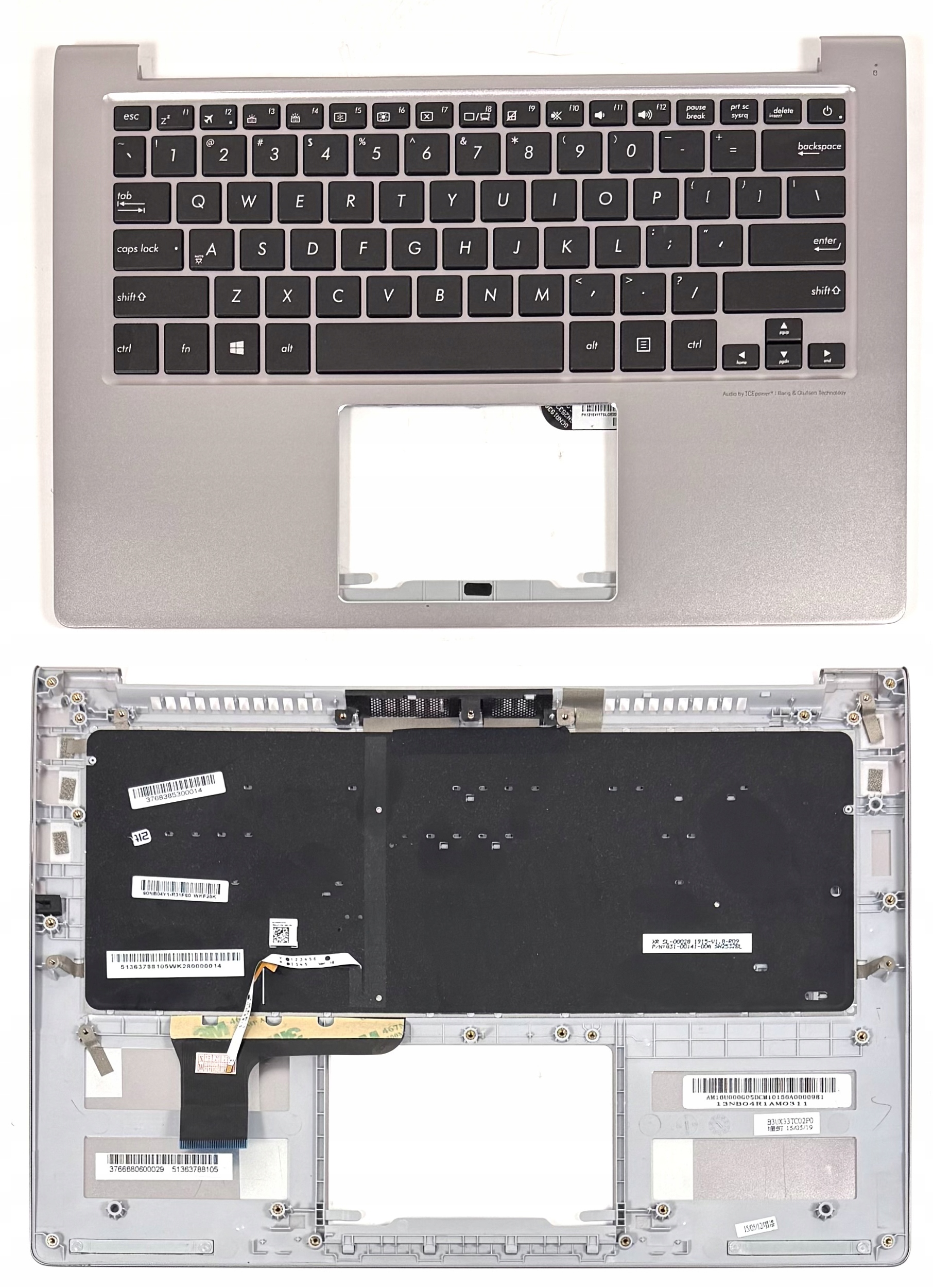 Palmrest Klávesnice Pro Asus UX303 UX303 L UX303U UX303LA Podsvícená