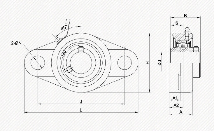 Zespół samonastawny UCFL 207 FI-35 MM MGK Kod producenta UCFL 207 MGK