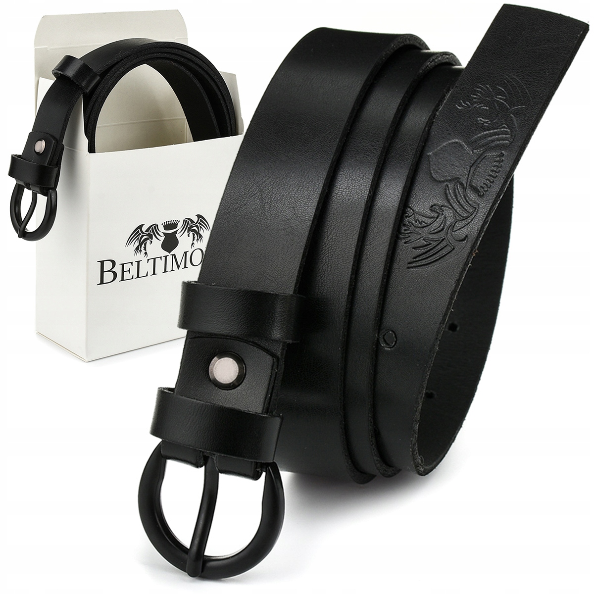 

Skórzany pasek damski do spodni sukienki Beltimore