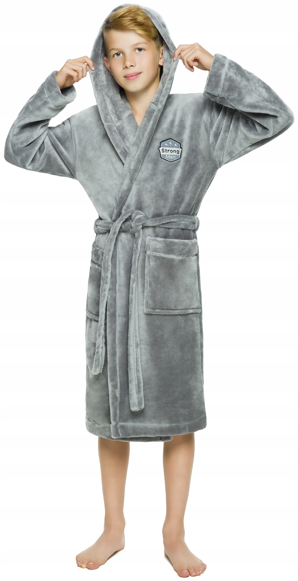 Alex CIEPŁY PUCHOWY MIŁY SZLAFROK CHŁOPIĘCY 146 Marka Inna marka