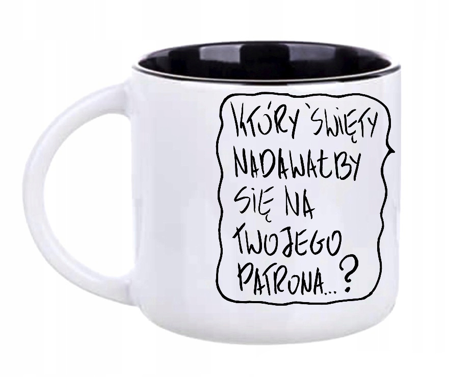 

Kubek ,,Święty spokój'' 400ml Żartowniś Ponury