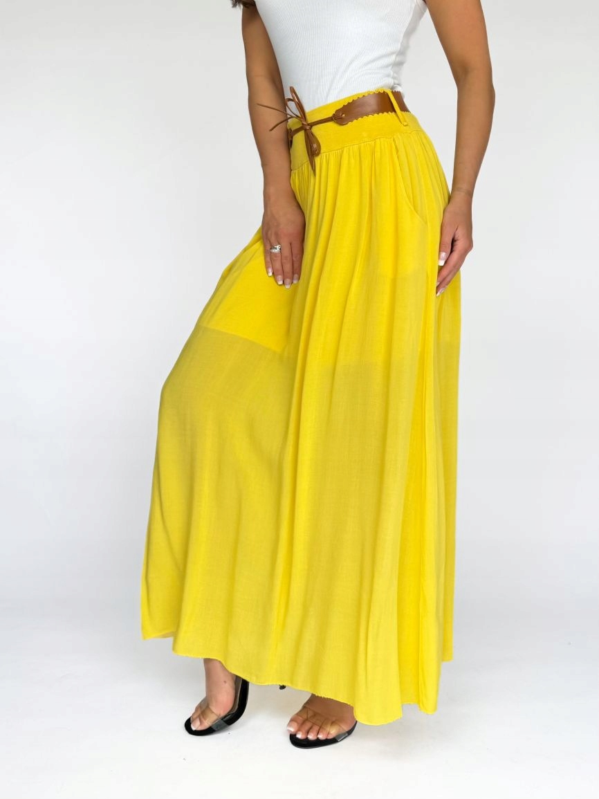 SPÓDNICA DAMSKA SPÓDNICZKA DŁUGA MAX LATO KOBIECA MODNA ZWIEWNA BOHO KOLORY Wzór dominujący bez wzoru