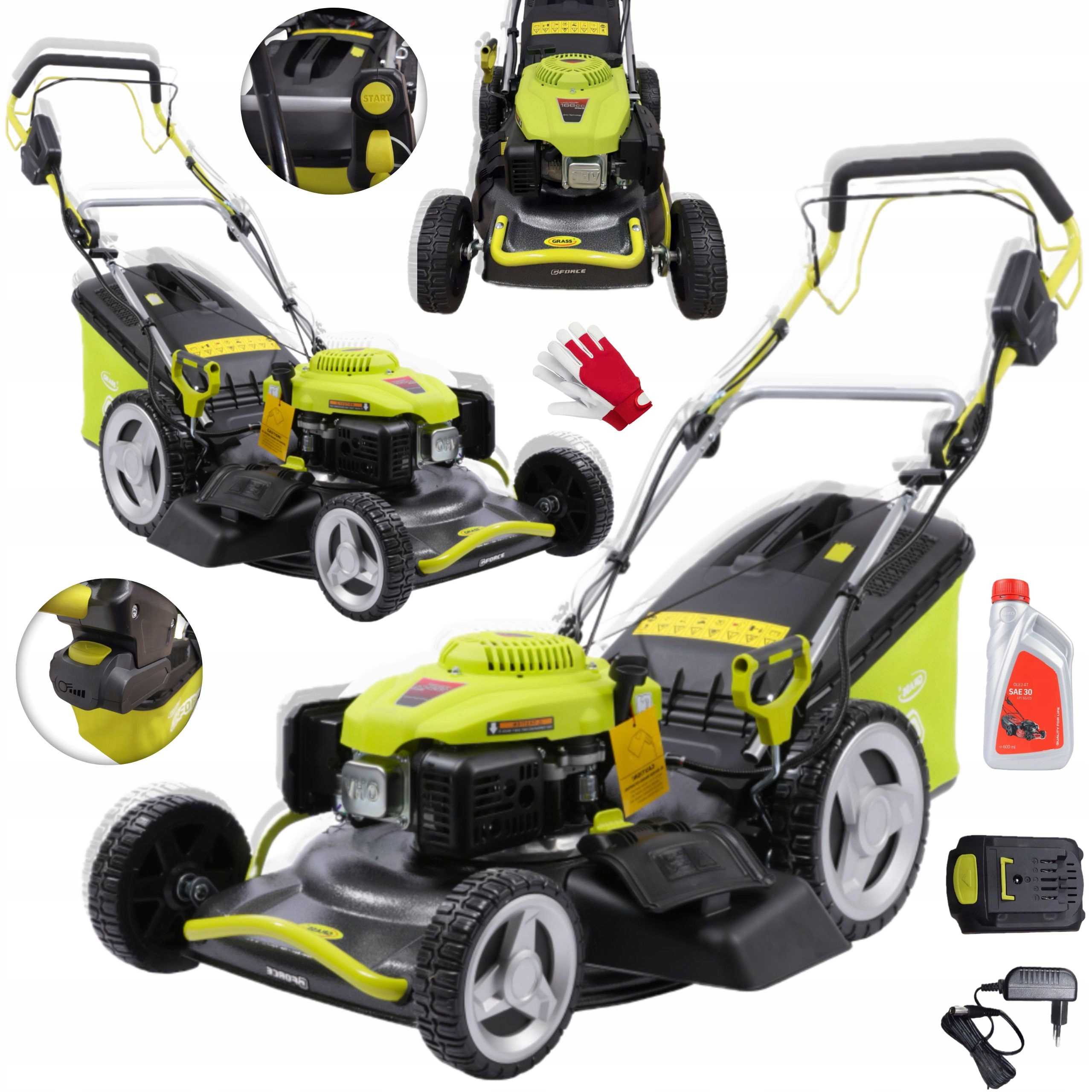 Kosiarka Spalinowa Grass 4W1 G-force XSZ46E Silnik Loncin 46CM Elektryczny