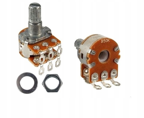 

Potencjometr Obrotowy 2X50KB Liniowy L15mm