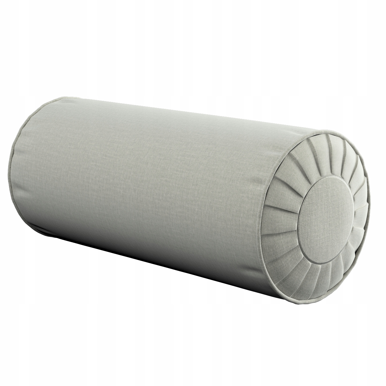 Polštář váleček s záložkami Ø20 x 50 cm zelený