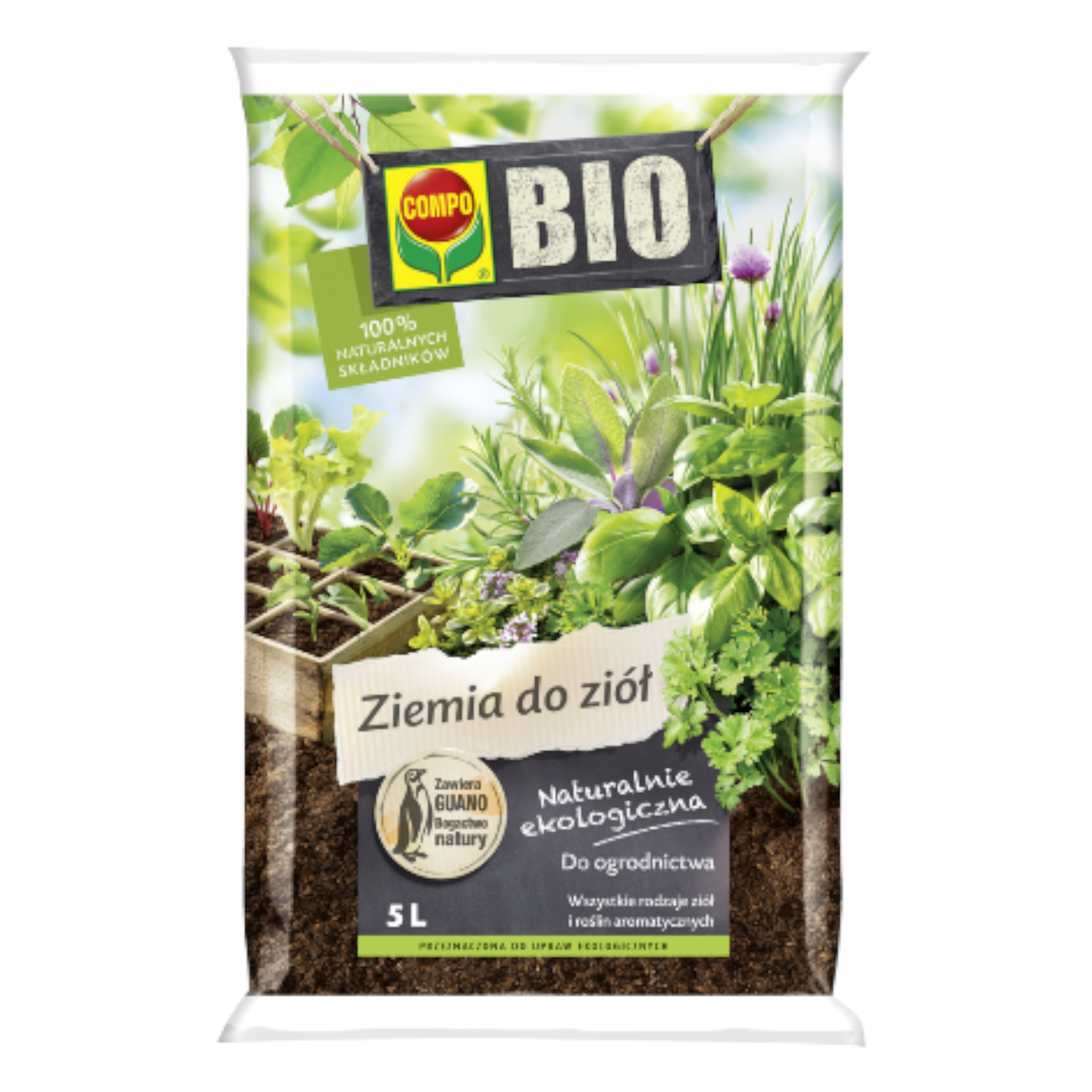 

Compo Ziemia podłoże Bio do ziół 5L