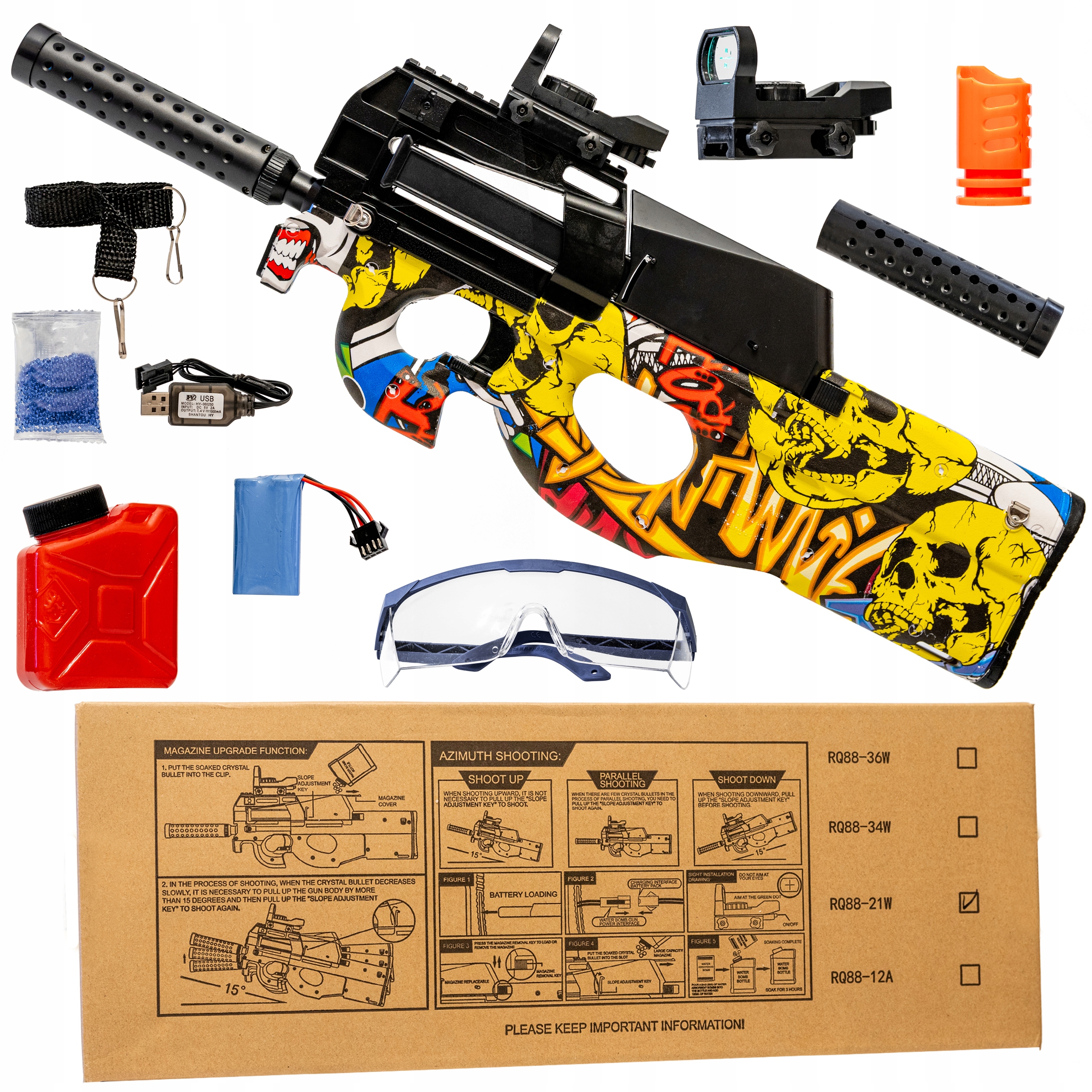 

Pistolet P90 Karabin Automat Csgo Na Kulki Żelowe