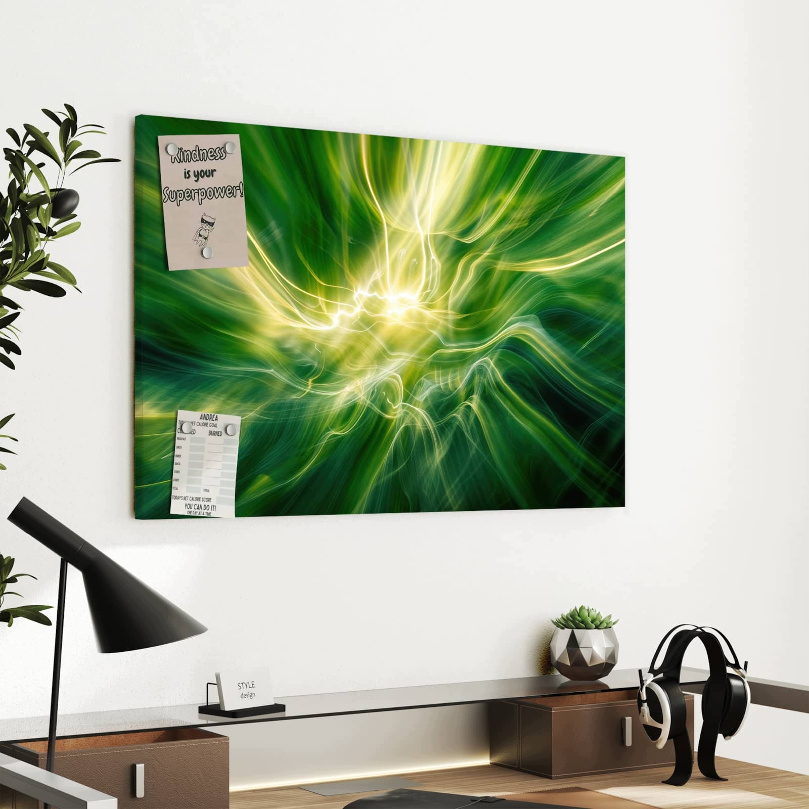 Magnetická tabule Zářící Žarzenie 60 × 40 cm