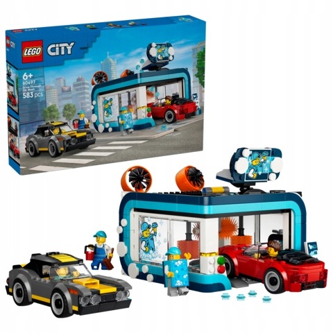 Lego City 60497 Automatická Myčka Automobilová 6+ 583 Dílků