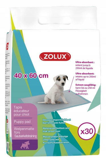 

Zolux Mata absorbująca dla psa 30 sztuk rozmiar S