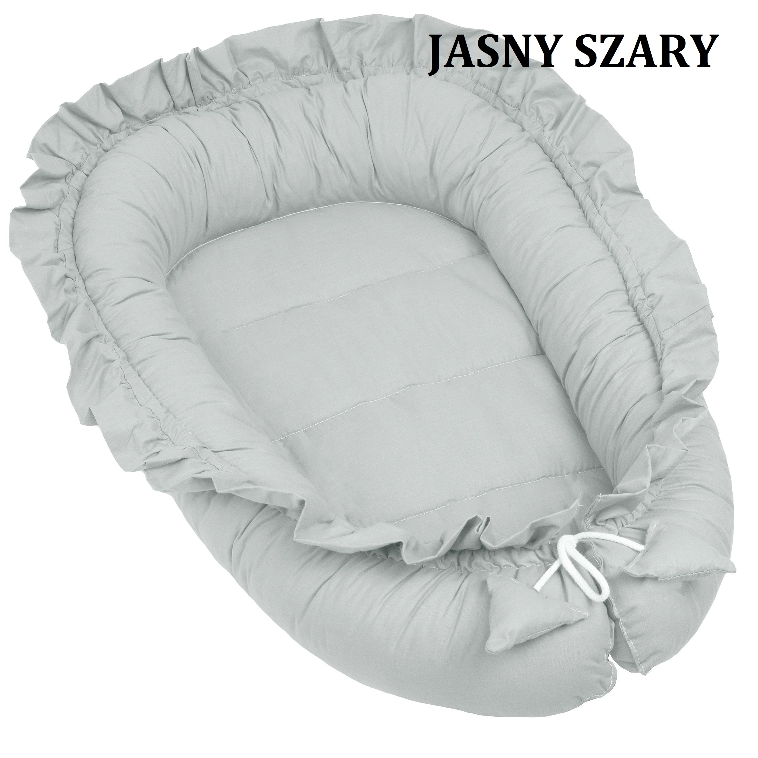 Kokon niemowlęcy dla niemowlaka bawełna z falbaną WYBÓR KOLORÓW Materiał bawełna