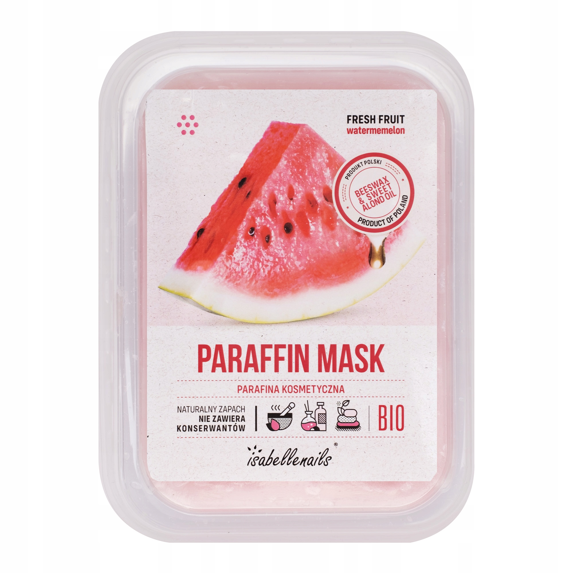 

Parafina Kosmetyczna Isabellenails Arbuzowa Bio