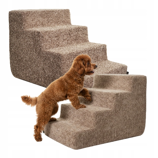 Schodky Rampa Plošina Pro Psa Kočku 4 stupně Protiskluzové 40 cm Schody