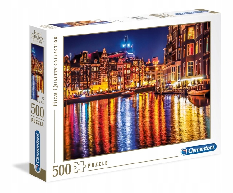 

Puzzle 500 Elementów Hq Amsterdam 35037 Clementoni