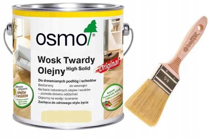Osmo Tvrdý olejový vosk 2.5 l bezfarebný polomat 3065