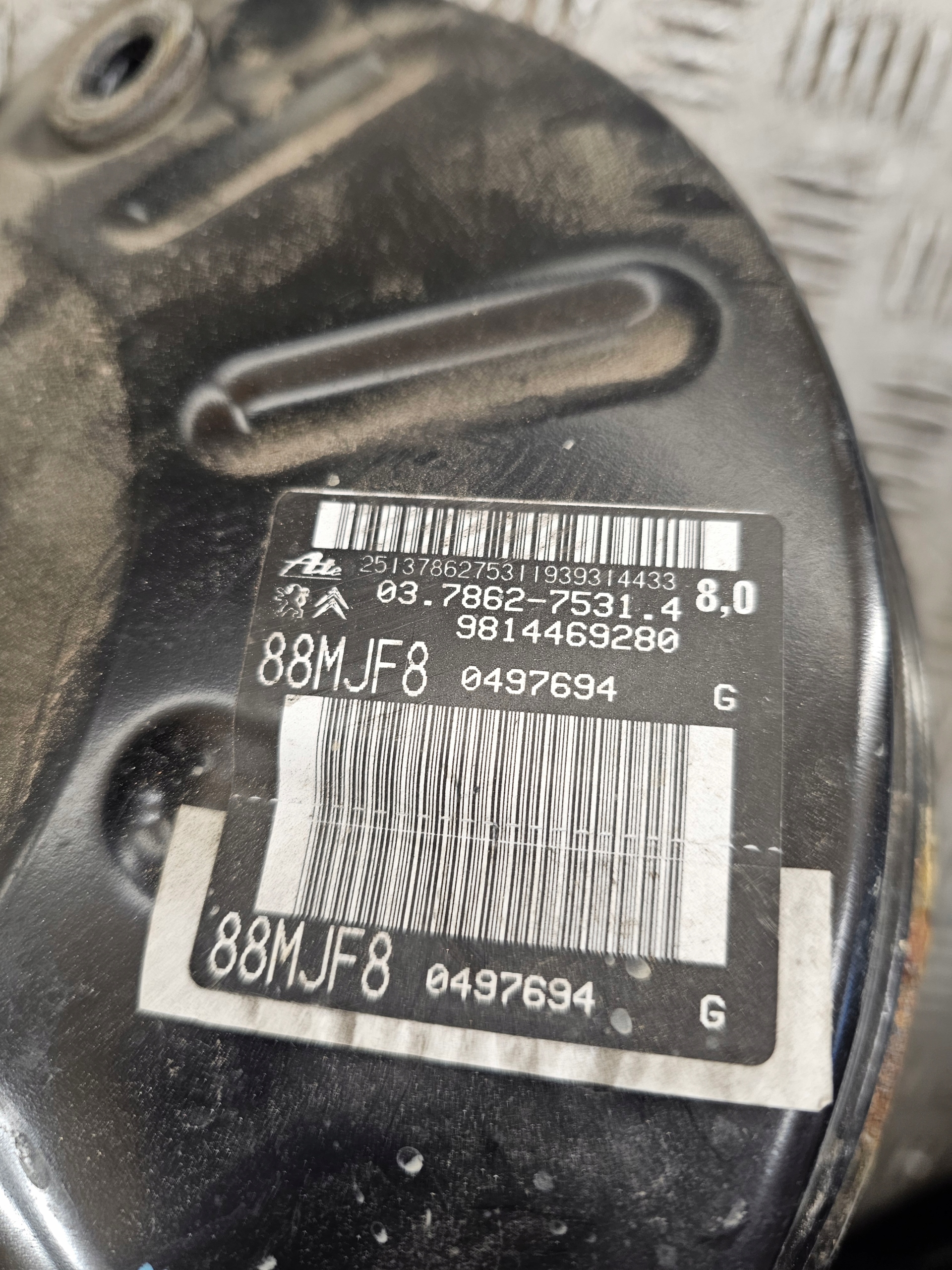 PEUGEOT 308 T9 II servo Servofreno 9814469280