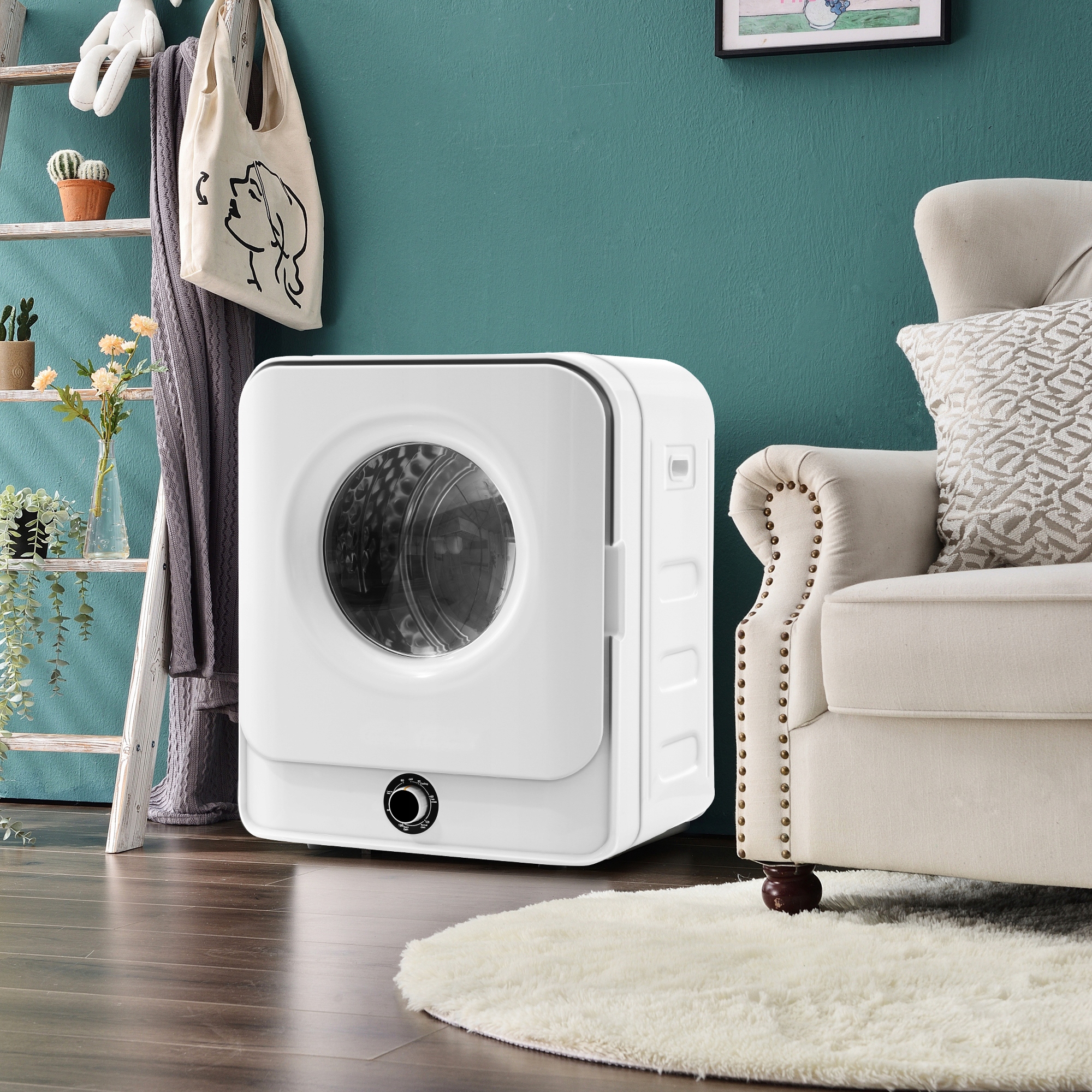 OSUSZACZ SPALIN ZE STALI NIERDZEWNEJ, MONTOWANY NA ŚCIANIE Kolor dominujący biały