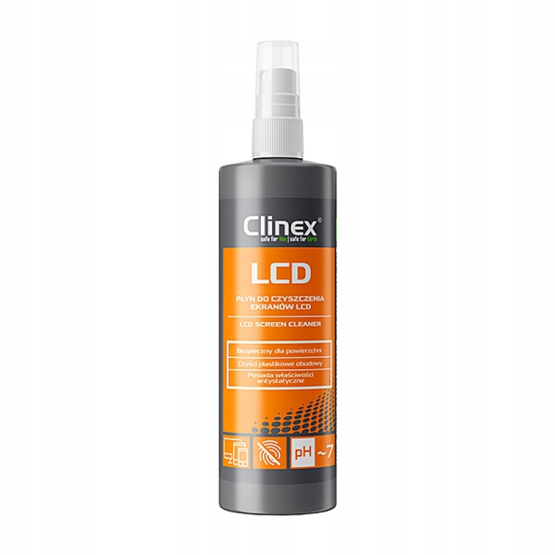 

Spray Clinex LCD 200ml do czyszczenia ekranów
