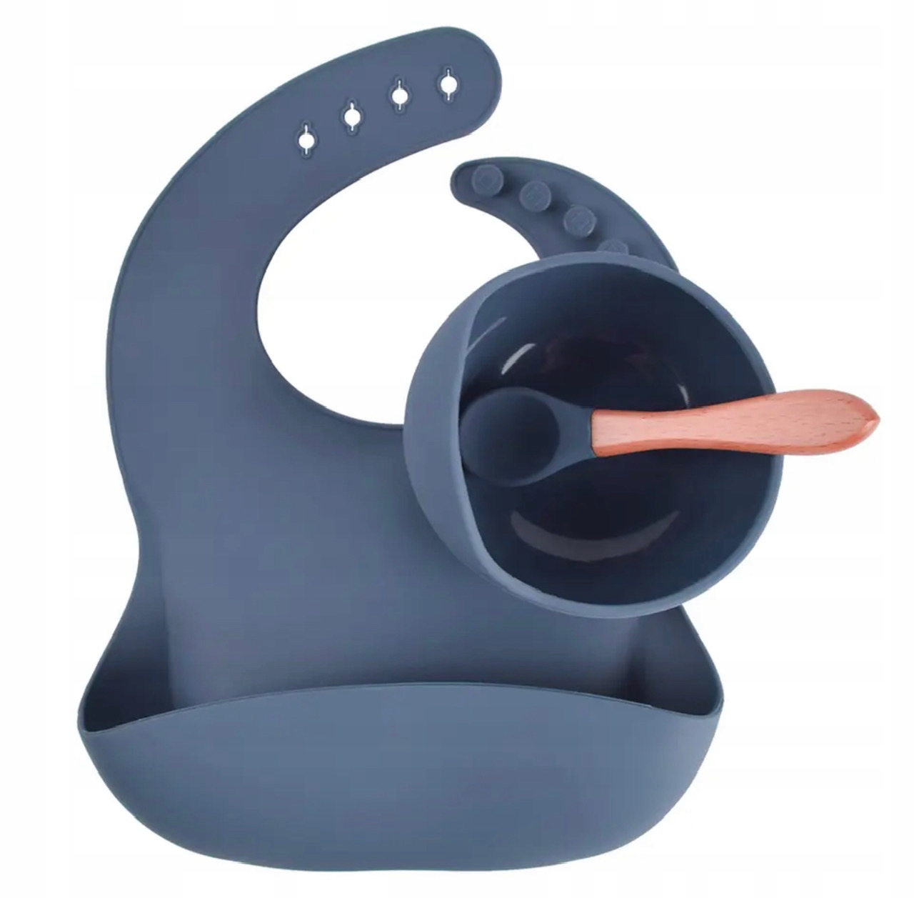 ZESTAW DO KARMIENIA DZIECKA ŚLINIAK MISKA ŁYŻECZKA